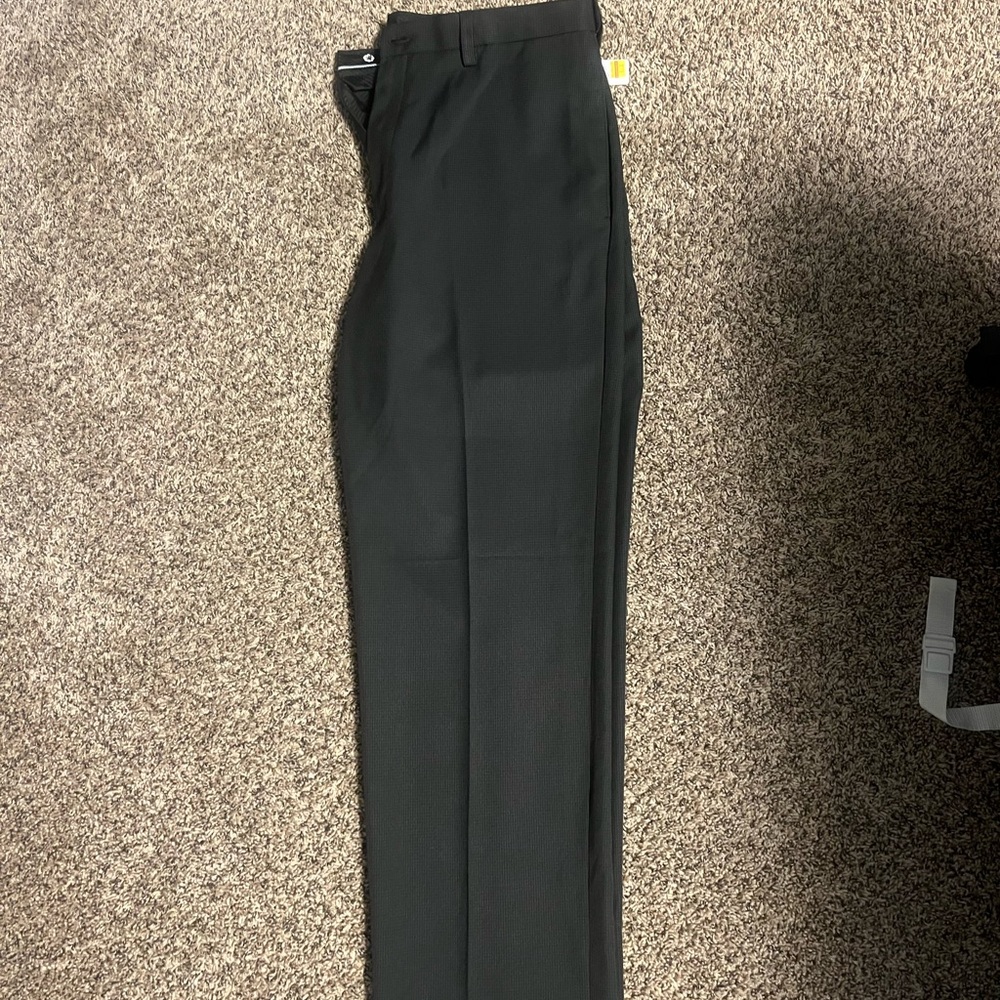 Haggar Classic Black Dress Pants for Men